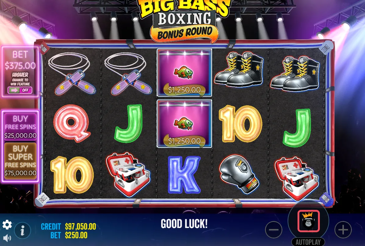 Big Bass Boxing Bonus Round Slot