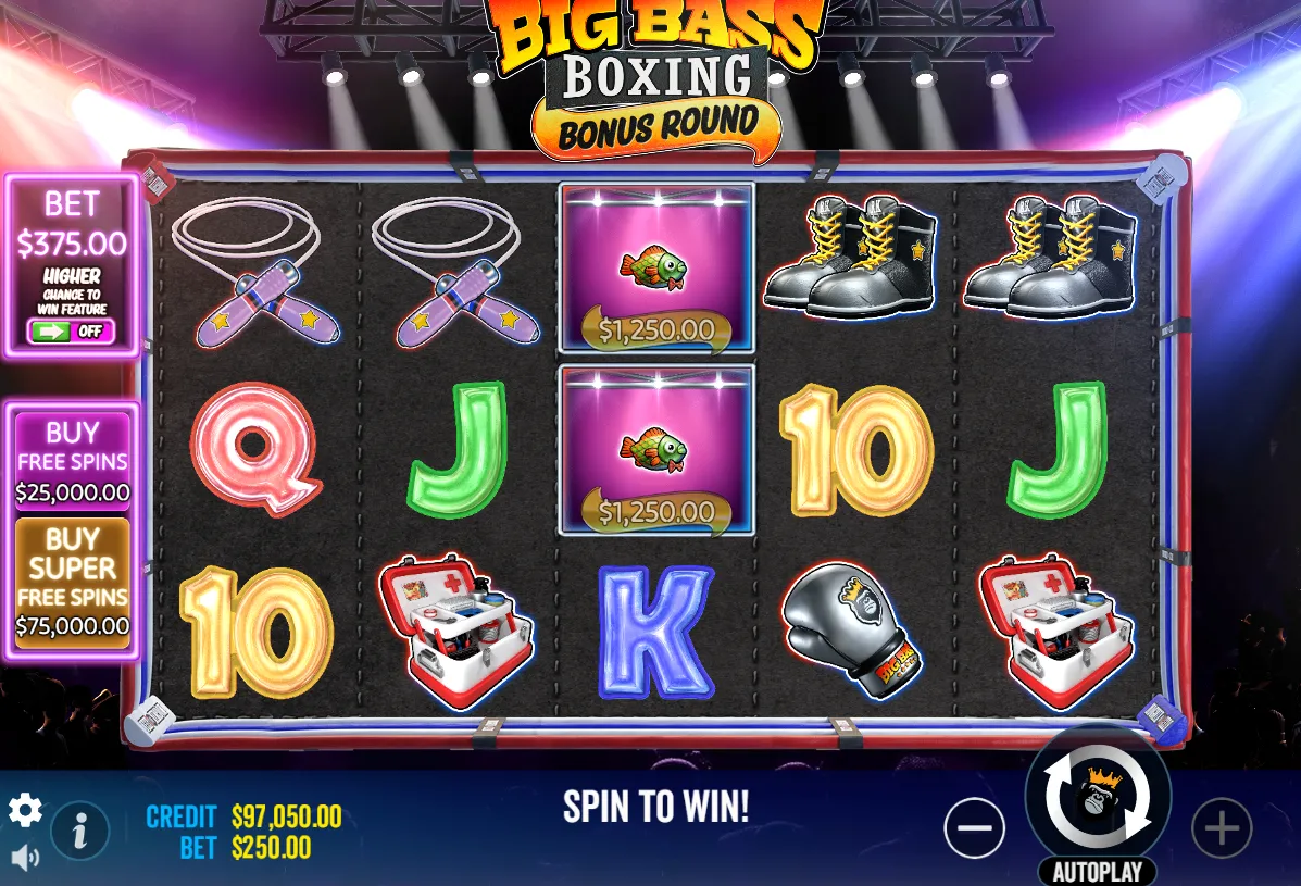 Big Bass Boxing Bonus Round demo