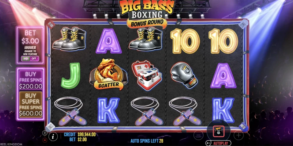 Big Bass Boxing Bonus Round Slot