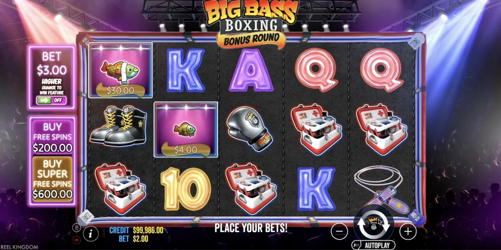 Big Bass Boxing Bonus Round Slot